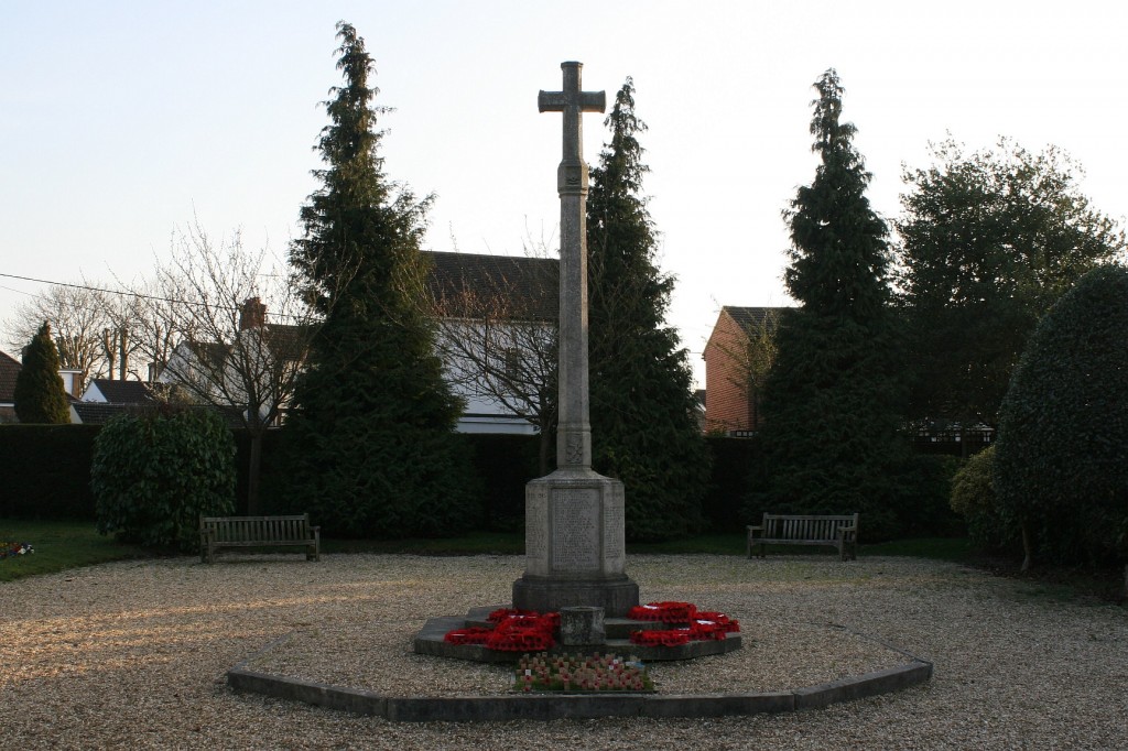 Ash War Memorial With The British Army In Flanders France