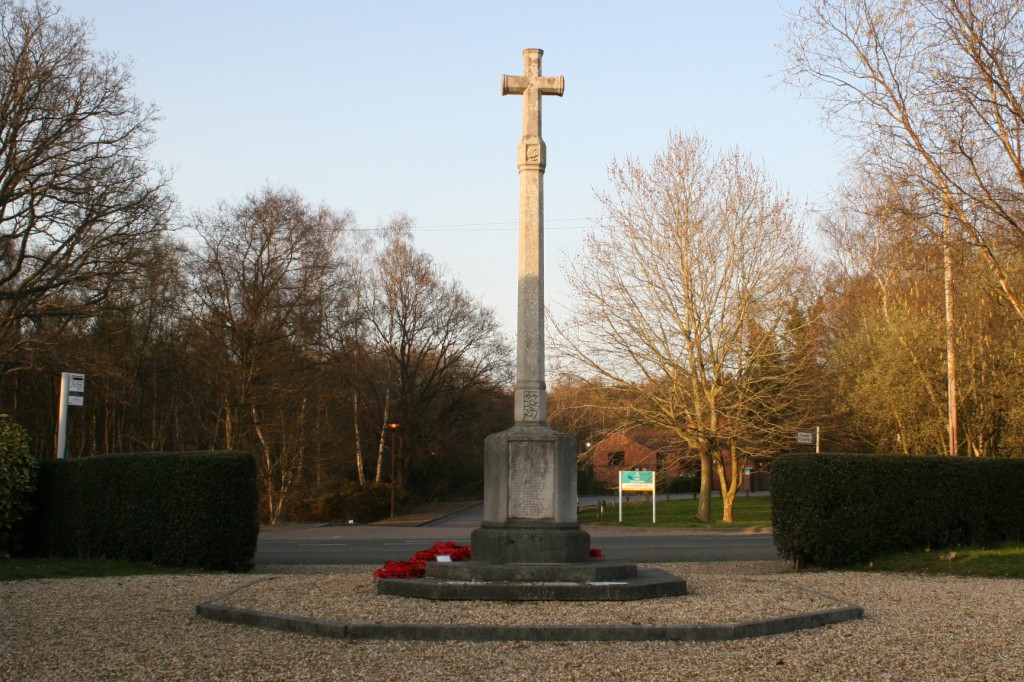 Ash War Memorial With The British Army In Flanders France