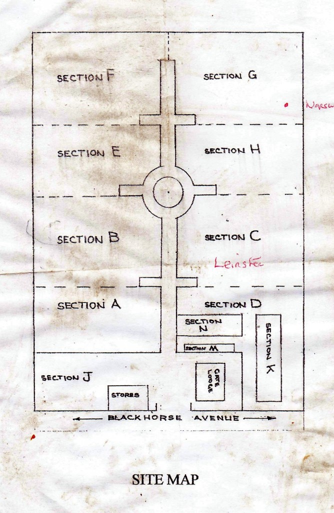Grangegorman Cemetery Plan