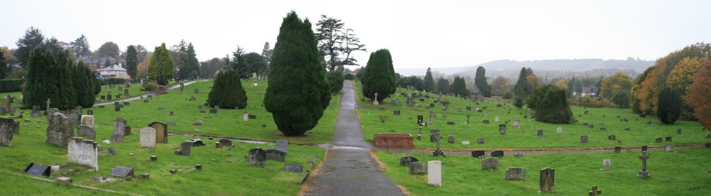 Dorking Cemetery Panorama 3