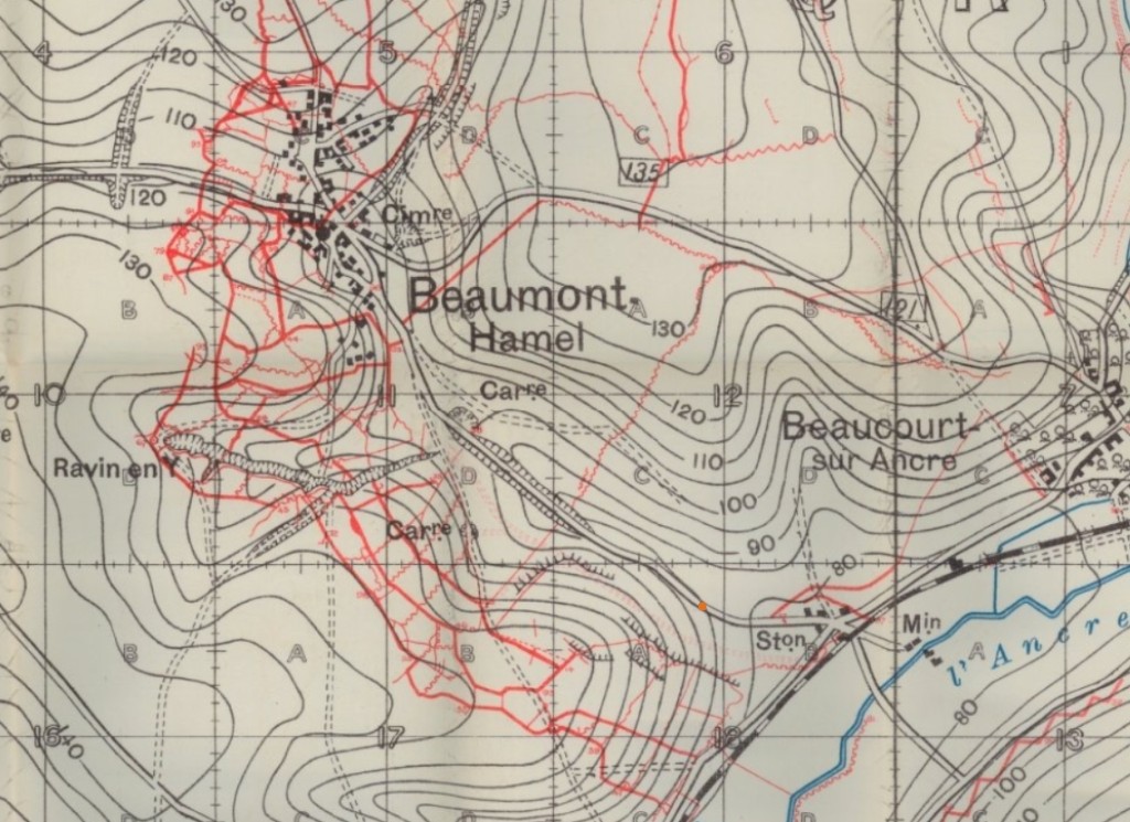 Beaumont Hamel German Trenches