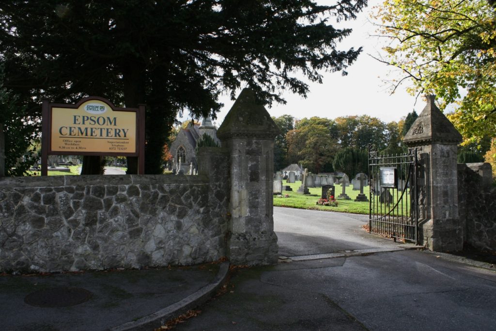 Epsom & Ewell War Memorial & Epsom Cemetery With the British Army in